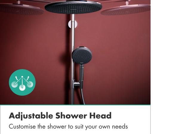Raindance Alive S Puro Showerpipe 300 1jet EcoSmart+