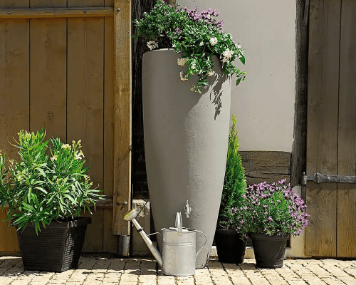 2In1 Water Collector Zinc Grey 300 Litres