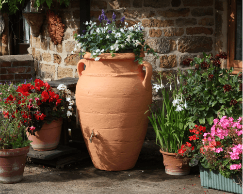 Antique Amphora Water Butt 360 Litres Terracotta