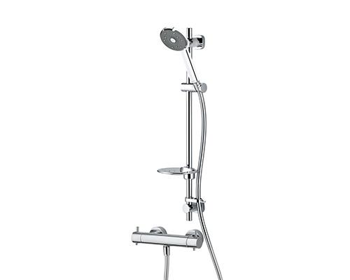 Satinjet® Kiri Low Flow Cool Touch Bar Shower With Easy Fit Kit