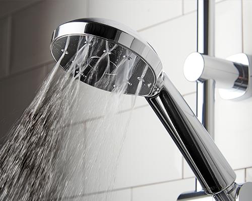 Satinjet® Kiri MK2 Low Flow Cool Touch Bar Shower With Easy Fit Kit