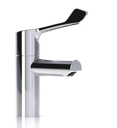 Intatherm Safe-Touch Thermostatic Basin Mixer Lever Tap With Detachable Spout - 7L p/m