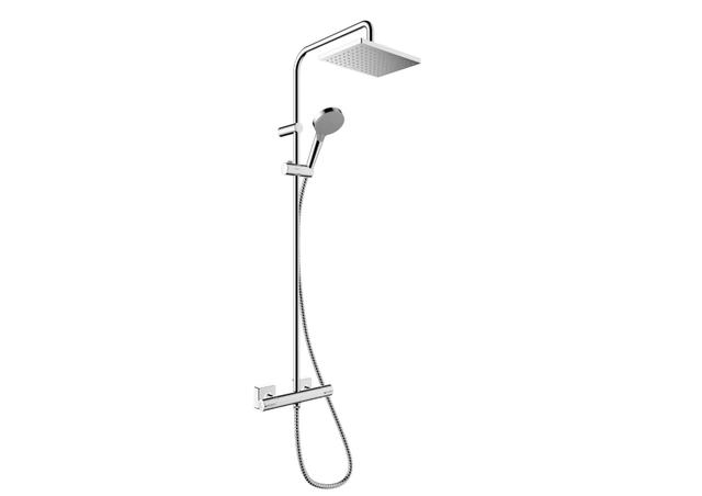 Vernis Shape Showerpipe 230 1jet EcoSmart with thermostat