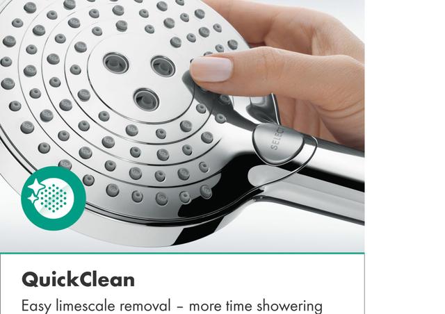 Raindance Select S Hand shower 120 3jet PowderRain EcoSmart+