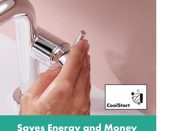 Tecturis S Single lever basin mixer 150 Fine CoolStart EcoSmart+