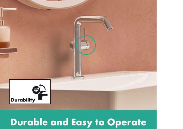 Tecturis S Single lever basin mixer 210 Fine CoolStart