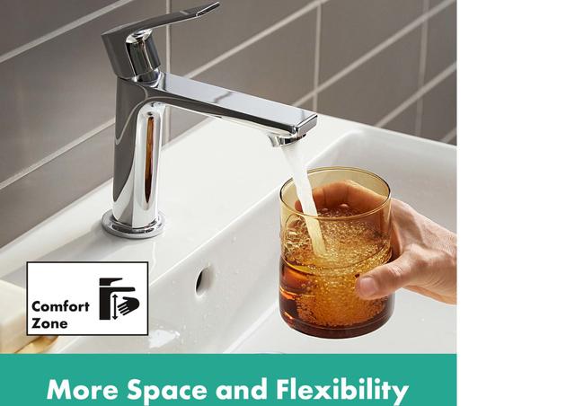 Rebris E Single lever basin mixer 110 CoolStart EcoSmart+