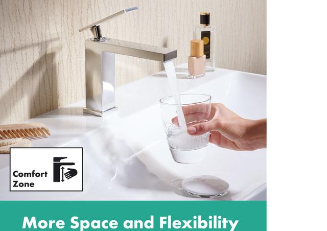 Tecturis E Single lever basin mixer 110 EcoSmart+